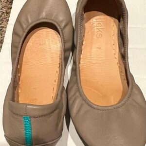 Taupe Tieks - size 7 - worn once